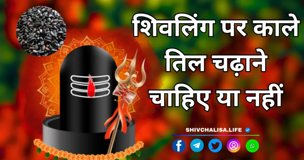 Shivling Par Kale Til Chadhane Chahie Ya Nahi